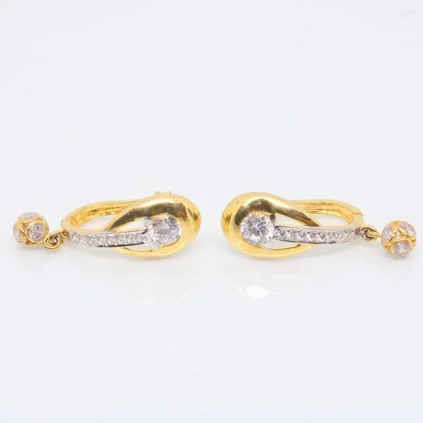 Earring Diamond Bali 3.150 g 18kt