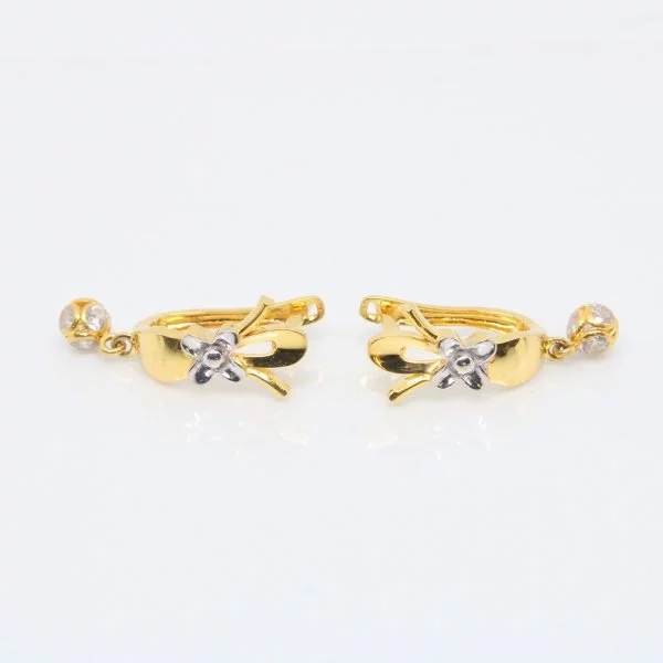 Earring Plain Gold Bali 3.030 g 18kt