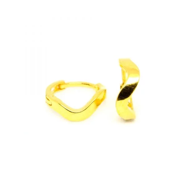 Plain Gold Bali 0.650 g 18 kt